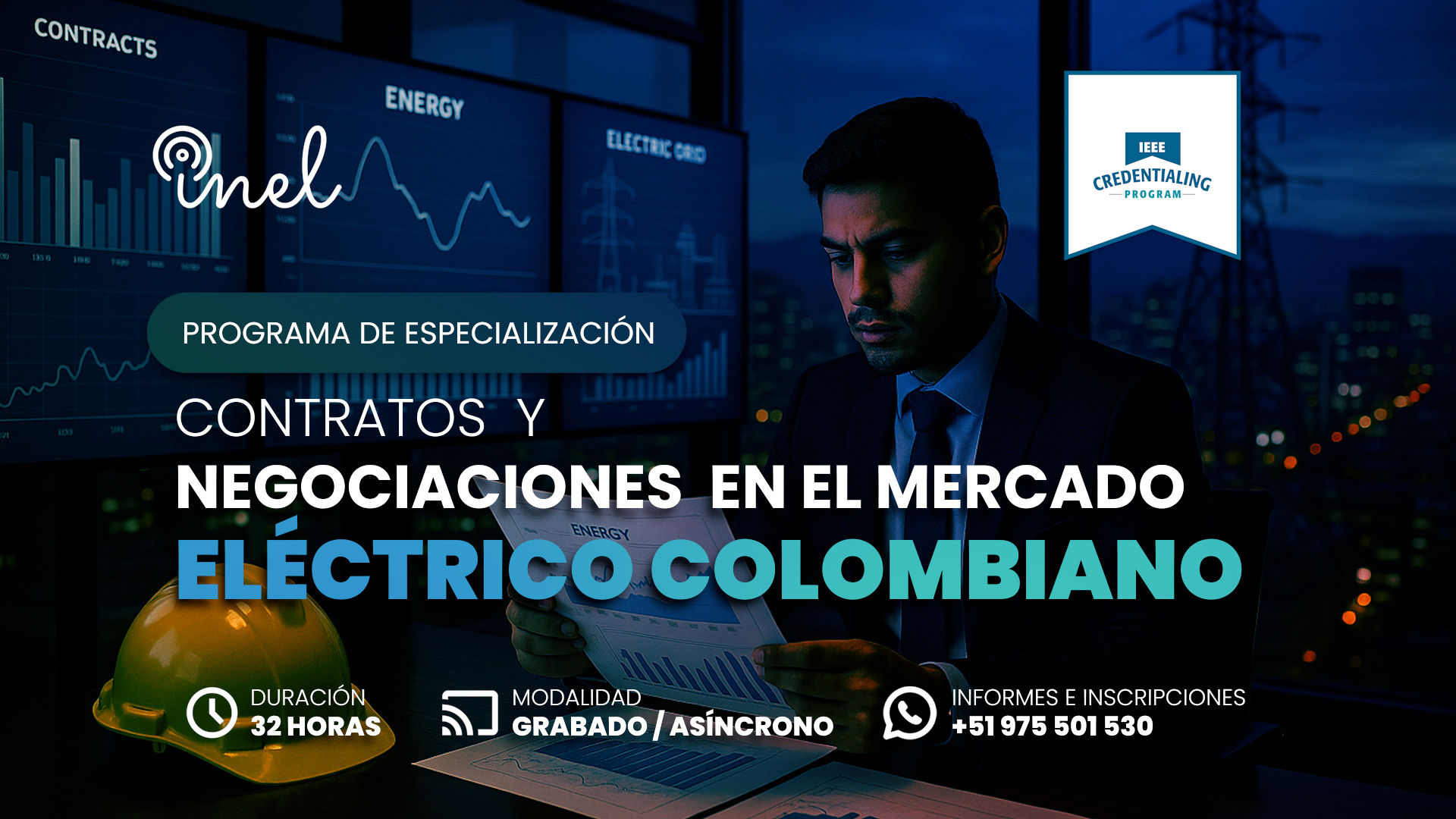 Programa de Especialización Contratos y Negociaciones en el Mercado Eléctrico Colombiano