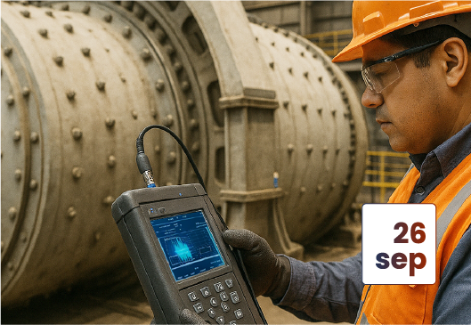 Masterclass: Análisis de vibraciones en molinos: interpretación básica de espectros