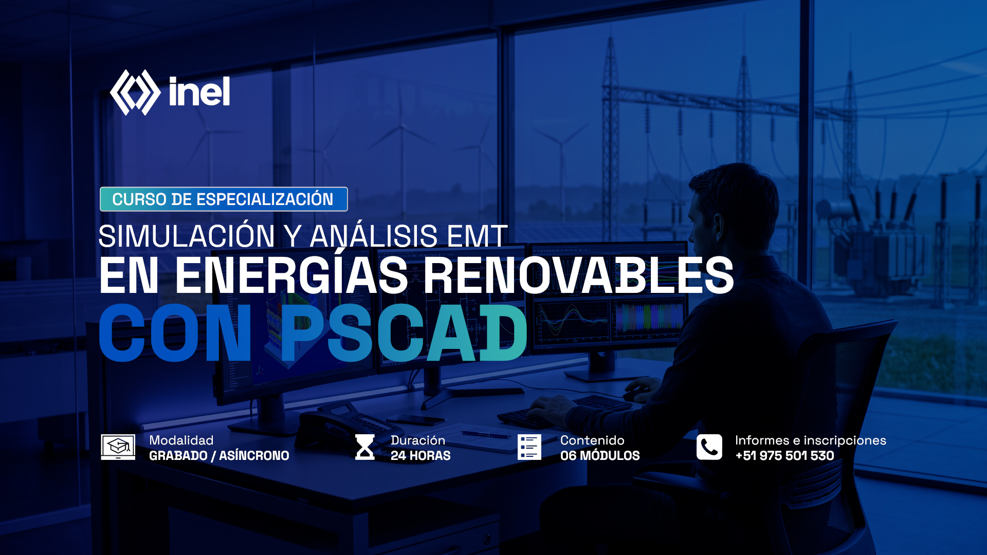 Curso de Especialización en Simulación y Análisis EMT en Energías Renovables con PSCAD